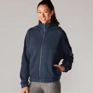 TAVI STUDIO TO STREET FULL ZIP HOODIE-----NAVY-----NWT